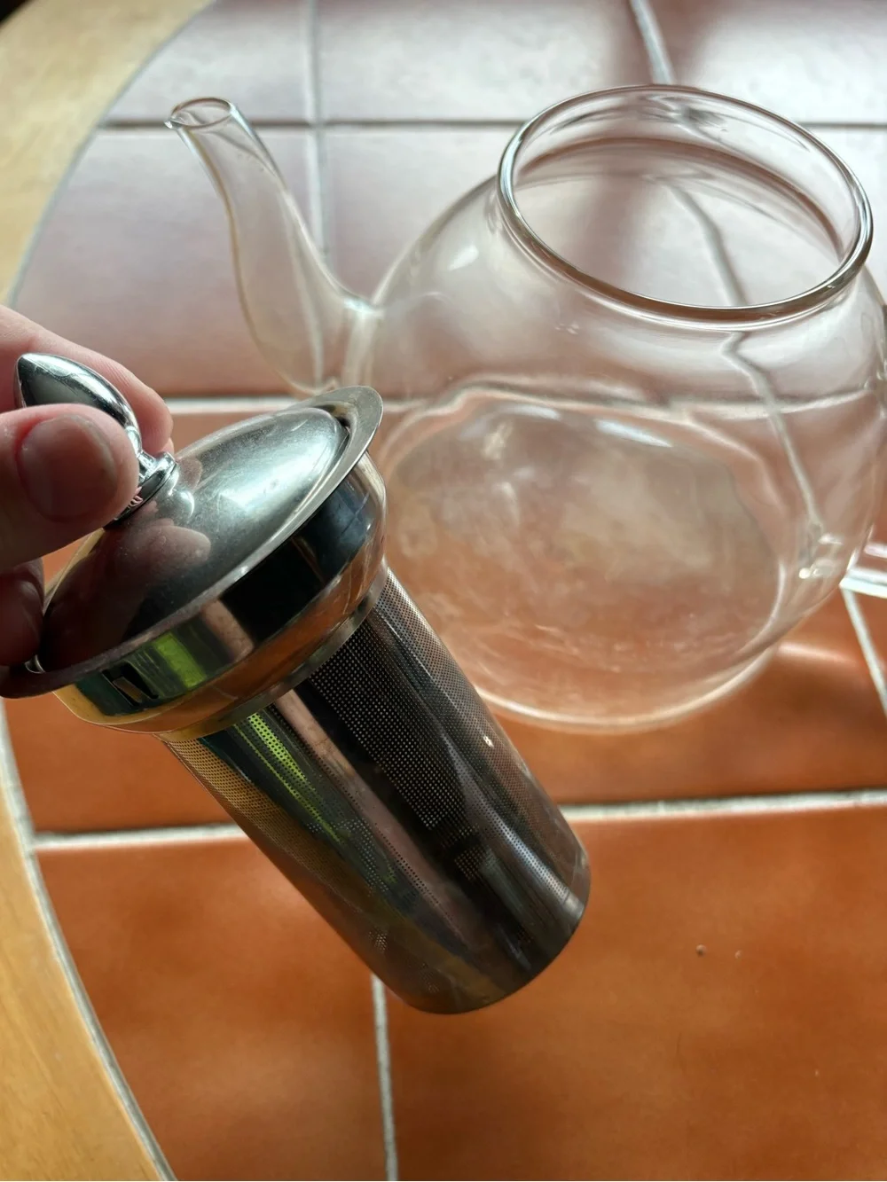 Glass Teapot with removable tea infuser